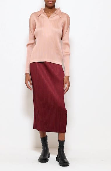 Pleats Please Issey Miyake Monthly Colors October Pleated Top 