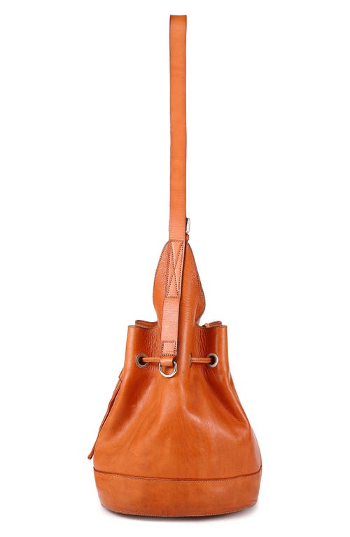 Old Trend Lily Shoulder Bucket Bag In Caramel