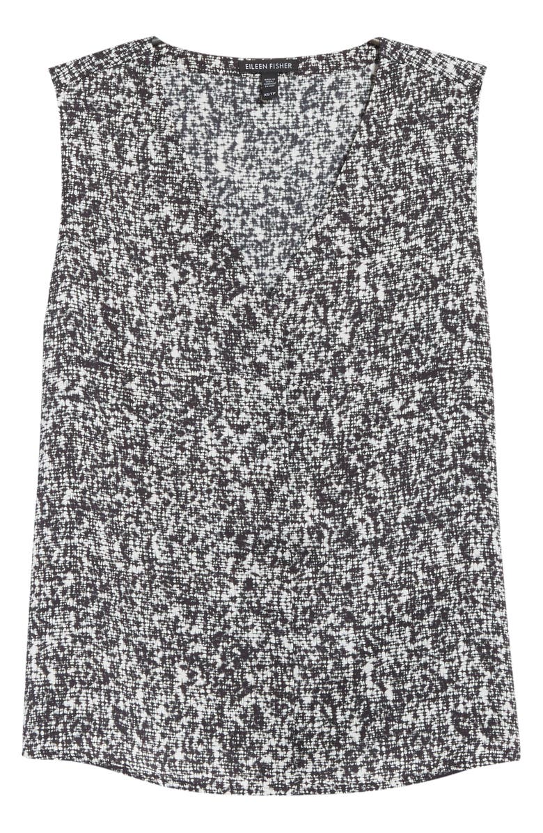 Eileen Fisher Silk & Organic Cotton Sleeveless Top, Alternate, color, 