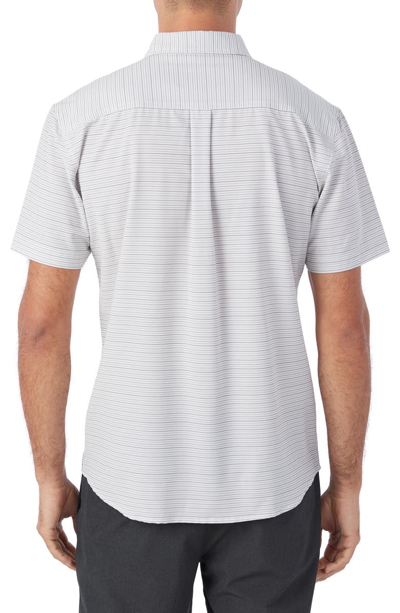 O'Neill TRVLR Traverse Stripe UPF 50+ Button-Up Shirt | Nordstrom