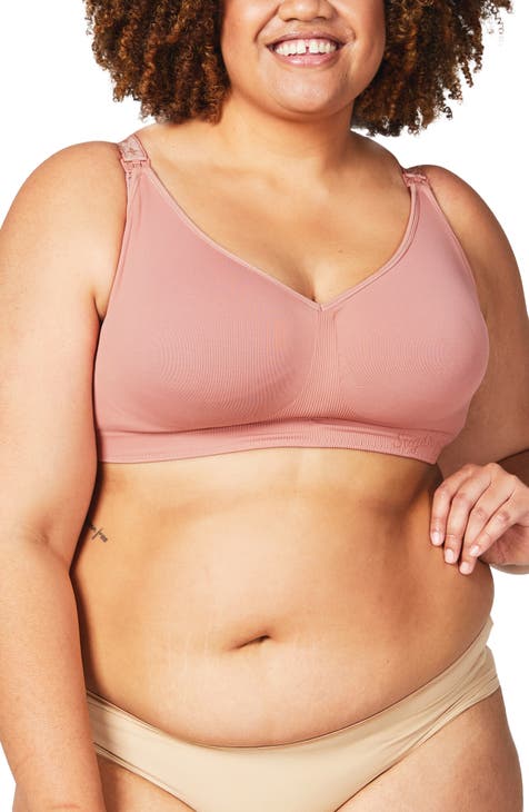 Serena Wireless Seamless Maternity & Nursing Bra with Molded Cups in Grey  by Cache Coeur Lingerie