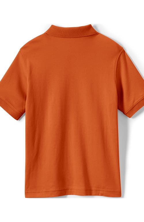 LANDS' END LANDS' END SCHOOL UNIFORM KIDS SHORT SLEEVE INTERLOCK POLO SHIRT 