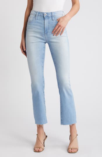 Ag Farrah Cropped Bootcut Jeans In Coastal In Coastal Shore