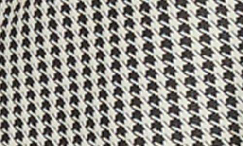 Maggy London Houndstooth Knot Minidress In Black/white