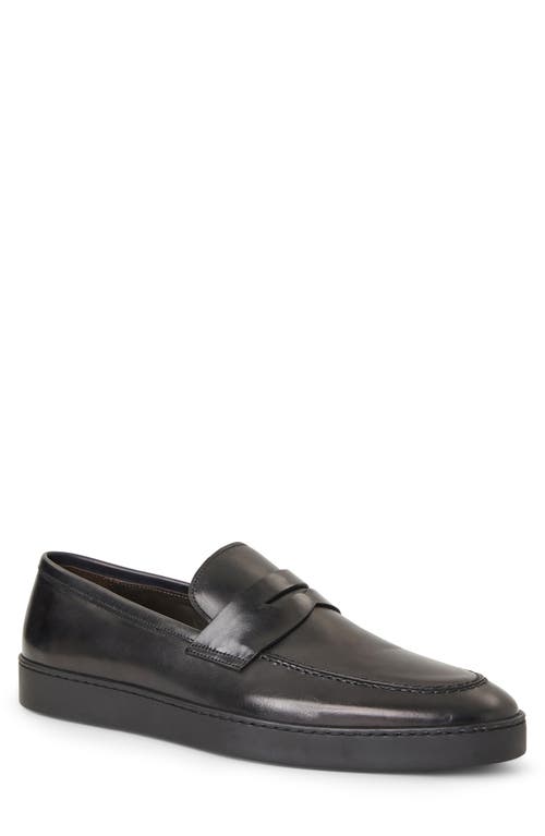 Shop Bruno Magli Prato Penny Loafer In Black