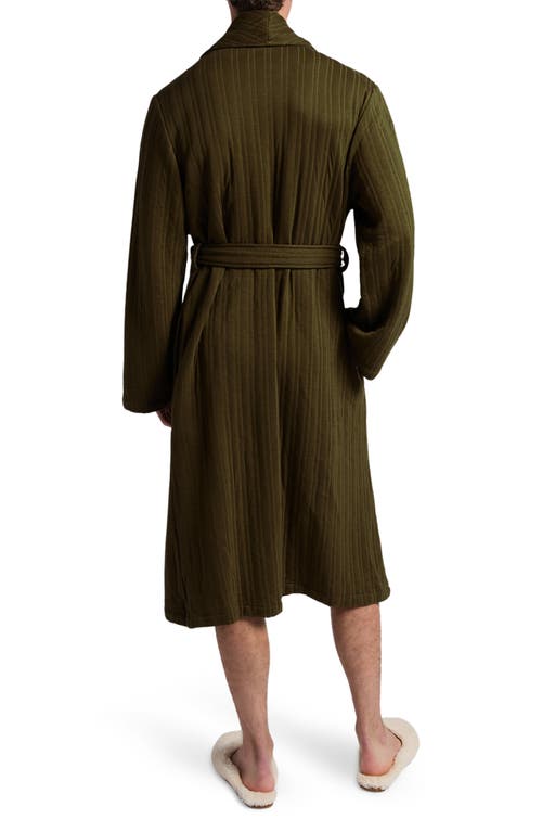 Shop Parachute Cozy Knit Robe In Olive