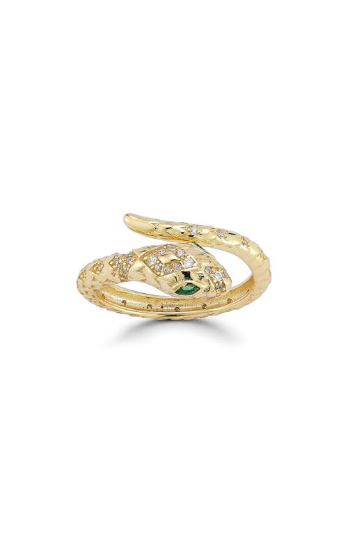 Chloe & Madison Chloe And Madison Snake Ring In Gold