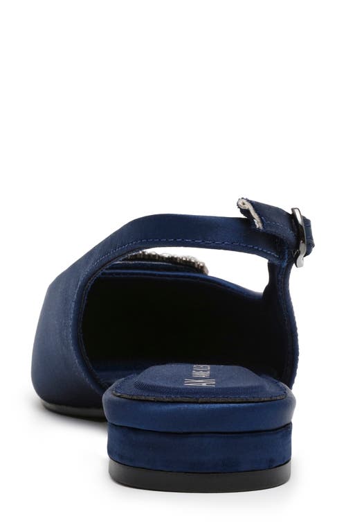 Anne Klein Kith Slingback Flat In Saphire