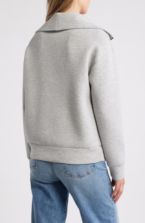 Shop Caslonr Caslon(r) Half Zip Sweatshirt In Grey Heather