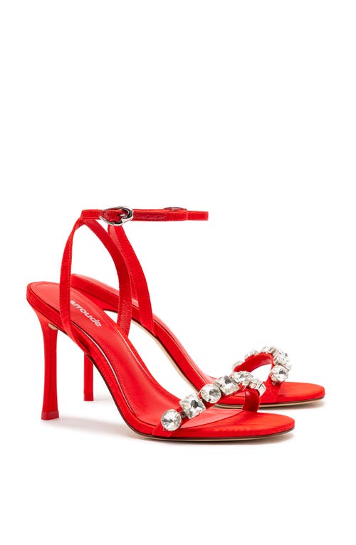 Larroude Calypso Sandal In Red