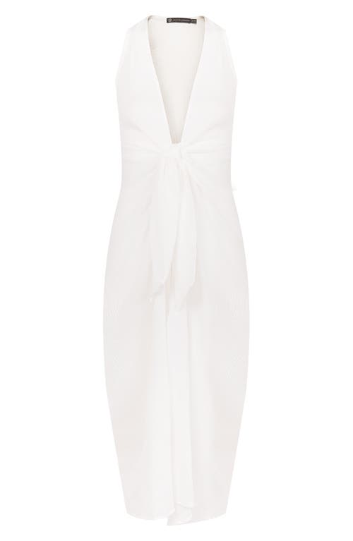 VIX SWIMWEAR VIX PAULA HERMANNY MITA SEMISHEER COVER-UP DRESS