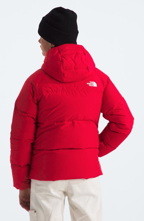 Shop The North Face Kids' North 600-fill-power Down Hooded Jacket In Tnf Red