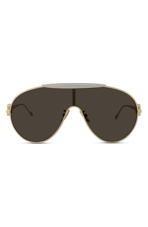 Loewe Fashion Show 134mm Pilot Sunglasses In Shiny Endura Gold/brown