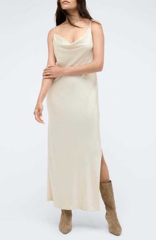 Shop Kenneth Cole Cowl Neck Slipdress In Kc White