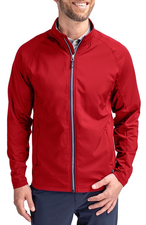 Cutter & Buck ADAPT HYBRID FULL ZIP in Red