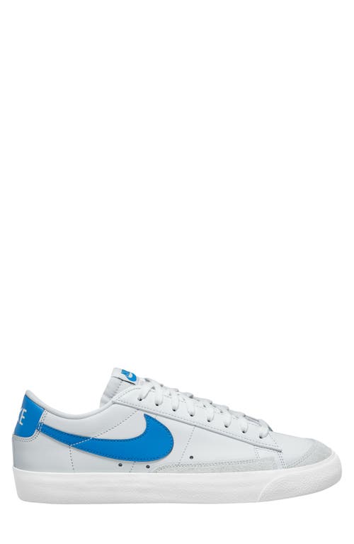 Shop Nike Blazer Low '77 Sneaker In White/photo Blue/photon Dust