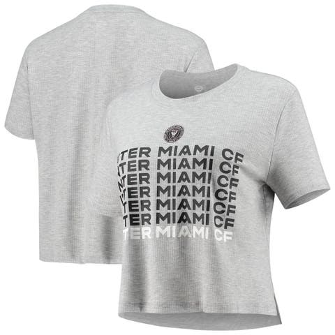 Women's Soft As A Grape Black Miami Marlins Curvy Colorblock Tri-Blend Raglan V-Neck T-Shirt
