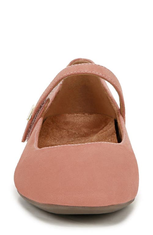 Shop Vionic Alameda Mary Jane Flat In Cinder Rose