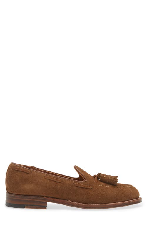 Shop Alden Shoe Company Alden Aberdeen Tassel Loafer In Snuff Suede