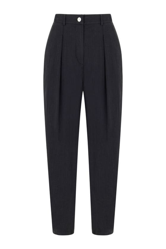 Shop Nocturne High Waisted Pants In Black