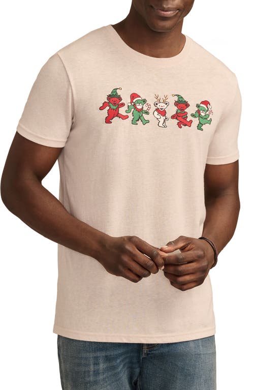 Lucky Brand Grateful Dead Holiday Bears Graphic T-Shirt in Cement 