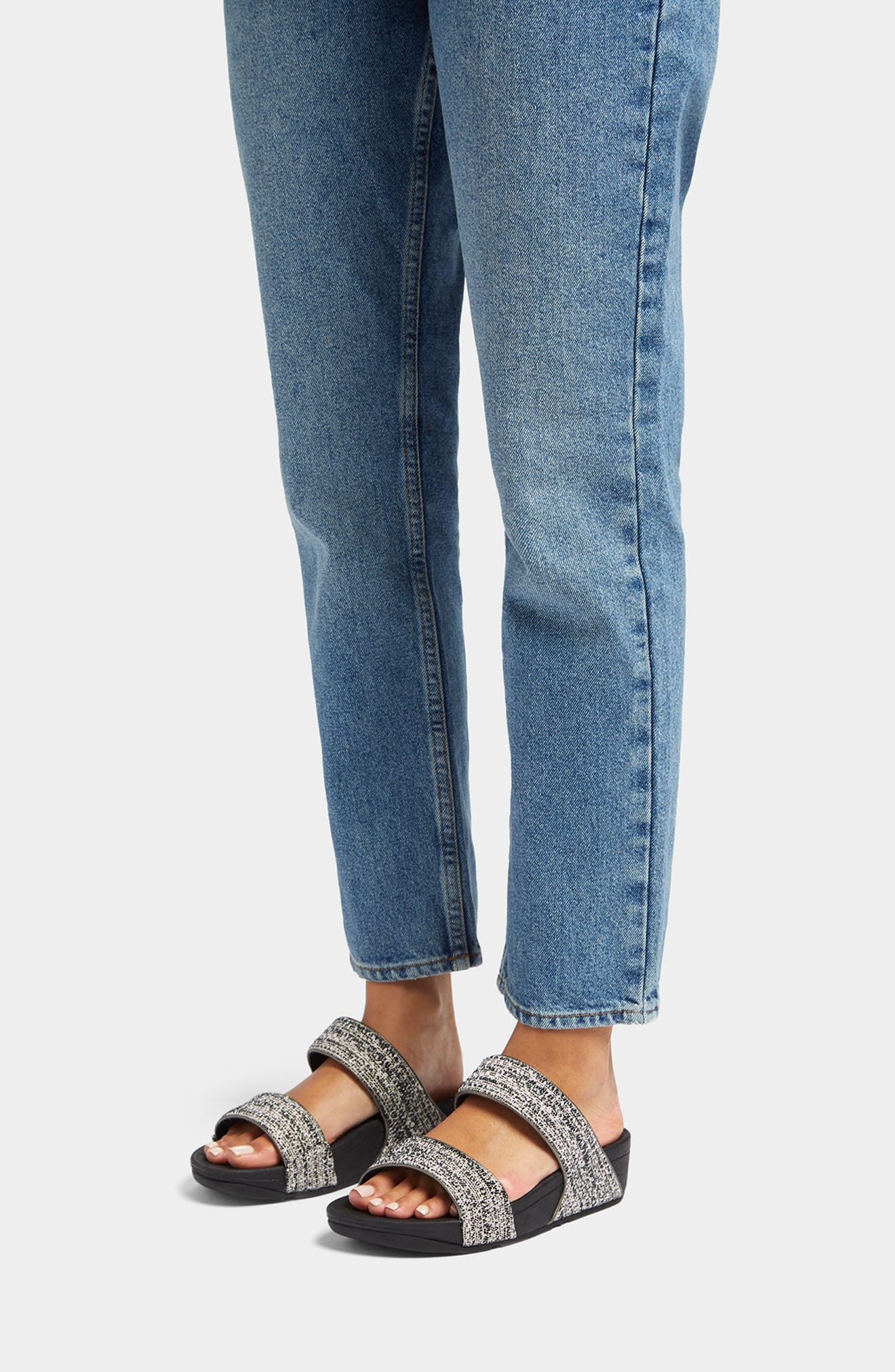 Black Fitflop Lulu Denim Women's Fitflop Lulu Glitz Toe Post