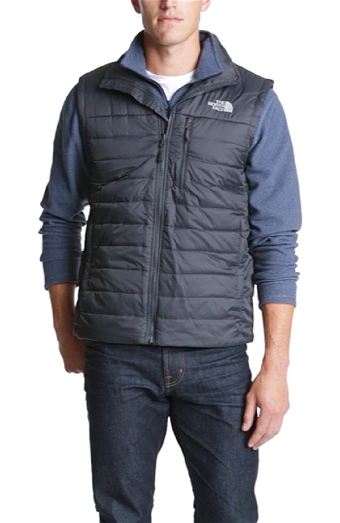 north face women's red blaze vest