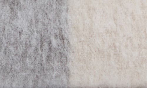 Parachute Wool Blend Throw Blanket In Natural Plaid