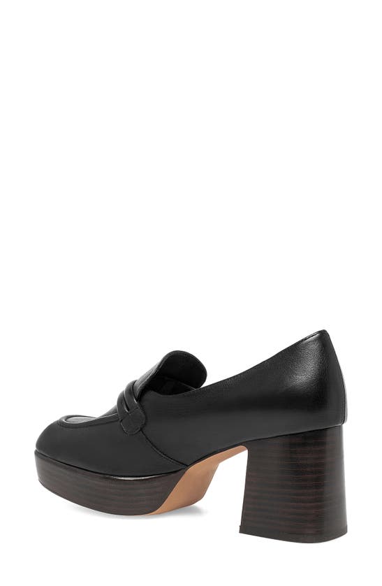Silent D Onat Platform Loafer In Black Leather ModeSens