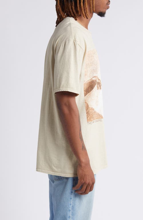 Shop Philcos Roma Cotton Graphic T-shirt In Natural Pigment