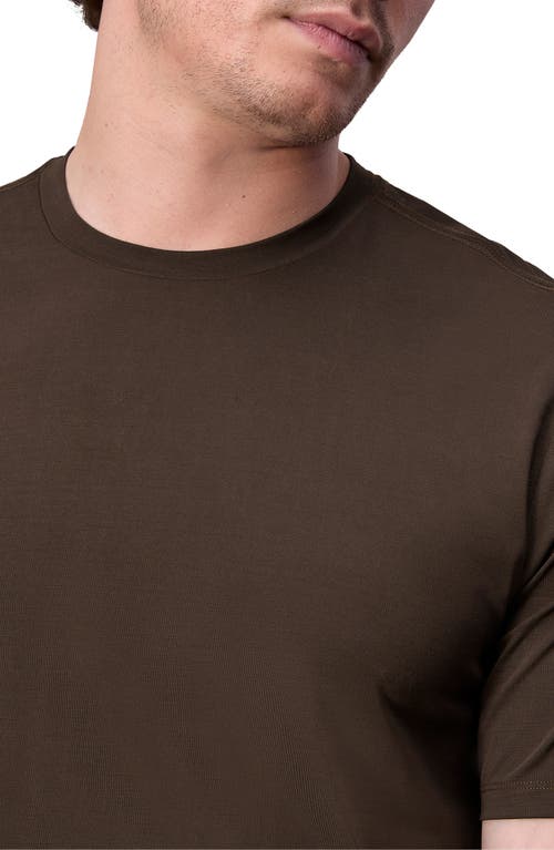 Rag & Bone Tech Jersey T-shirt In Slatebrown