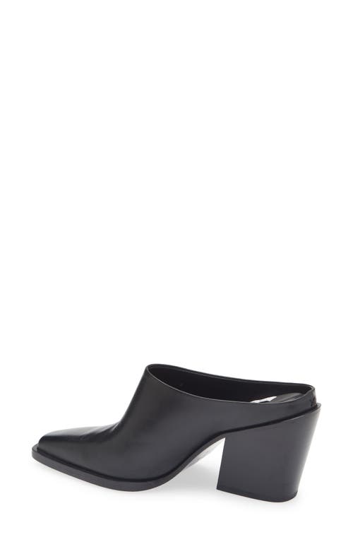 Rag & Bone Eclipse Leather Wedge Mules In Black