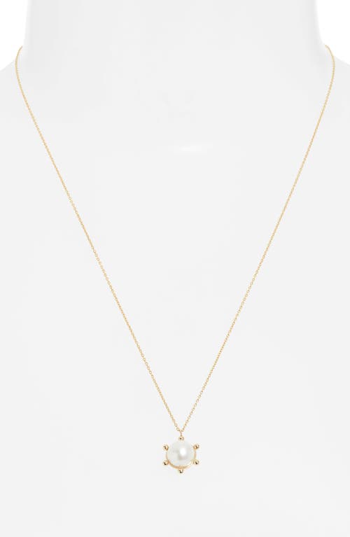 POPPY FINCH POPPY FINCH BUBBLE CULTURED PEARL PENDANT NECKLACE