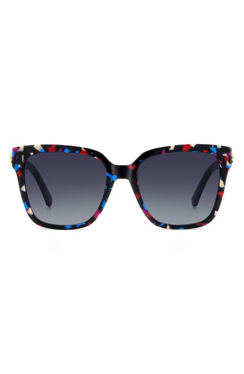 KATE SPADE KATE SPADE NEW YORK KIYA 56MM GRADIENT SQUARE SUNGLASSES