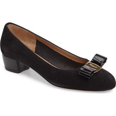 Salvatore Ferragamo Vara Pump, Black