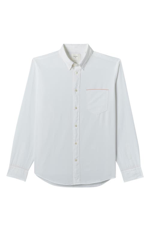 MSL One-Pocket Button-Down Shirt in White