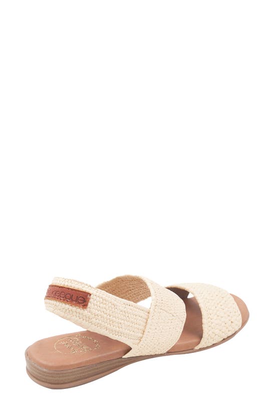 Shop Andre Assous Nigella Featherweight Woven Slingback Sandal In Natural