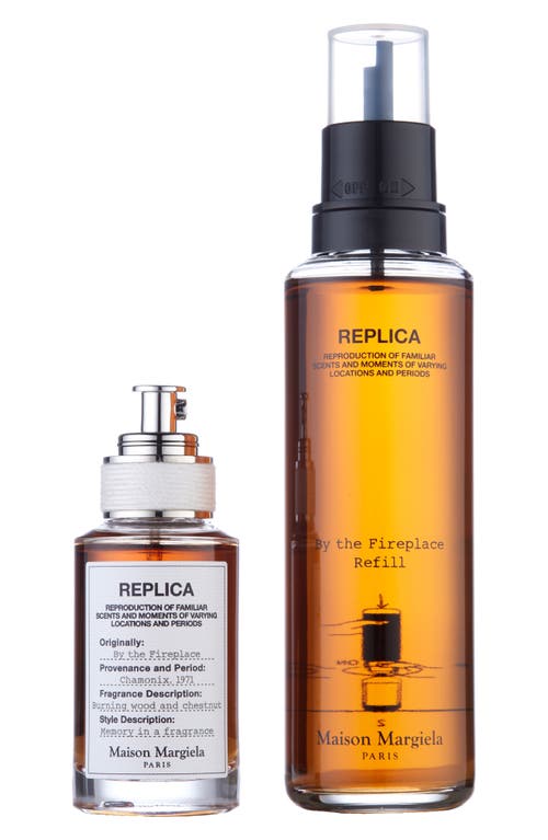 Shop Maison Margiela Replica By The Fireplace Eau De Toilette & Refill 2-piece Set $245 Value In No Color