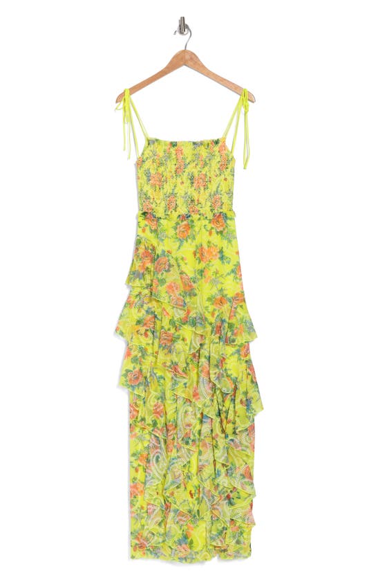 ALICE AND OLIVIA JOCELYN SPAGHETTI STRAP MAXI DRESS