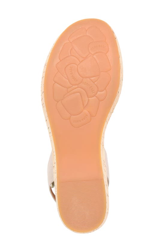 Shop Kork-ease ® Mullica Ankle Strap Platform Wedge Sandal In Gold Metallic