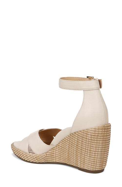 Vionic Marina Ankle Strap Wedge Sandal In Cream