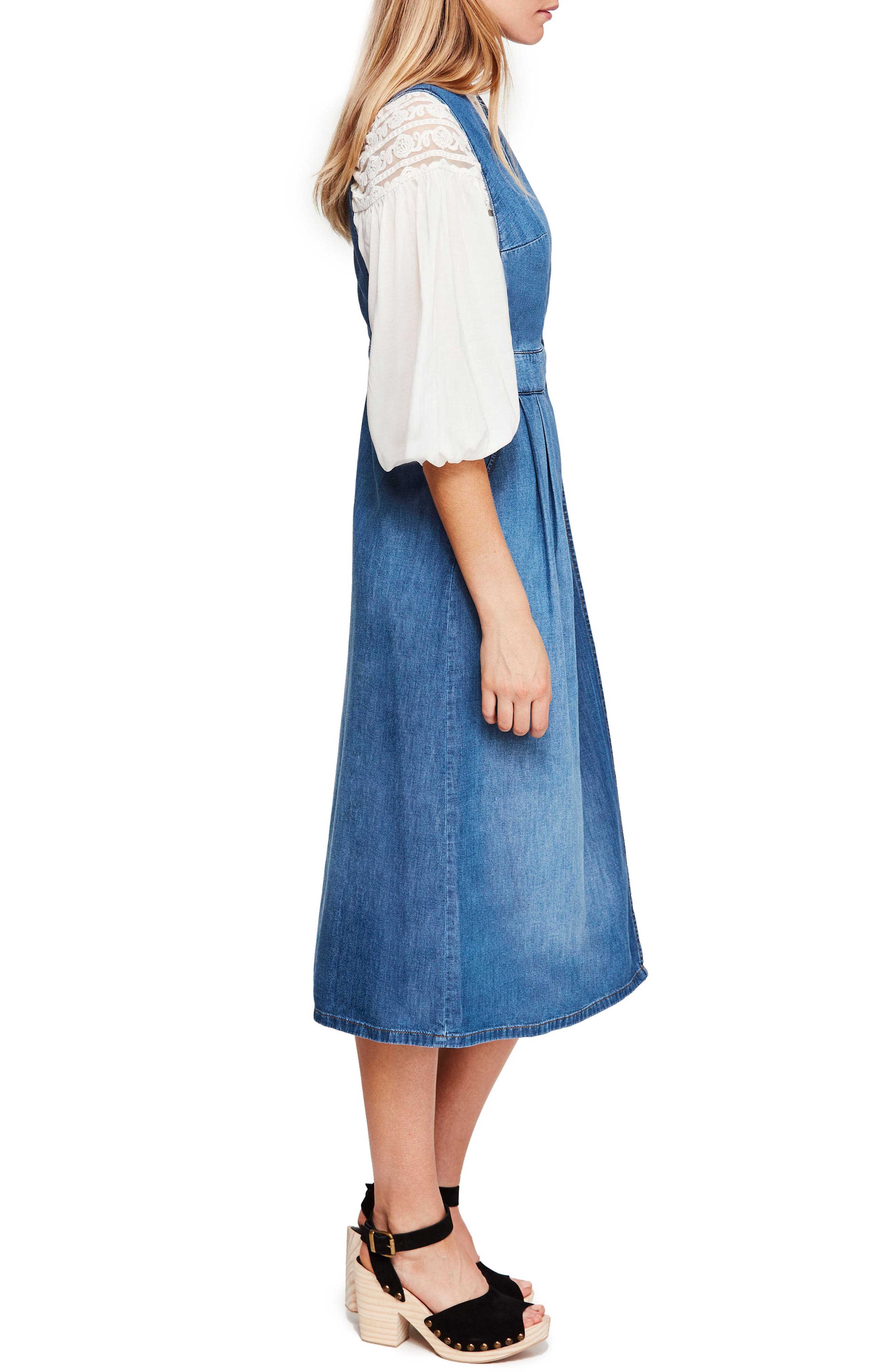 free people keeping my cool denim dress