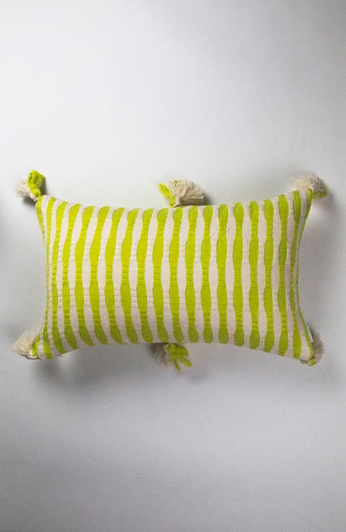 ARCHIVE NEW YORK ARCHIVE NEW YORK ANTIGUA CLASSIC STRIPED HANDWOVEN COTTON THROW PILLOW