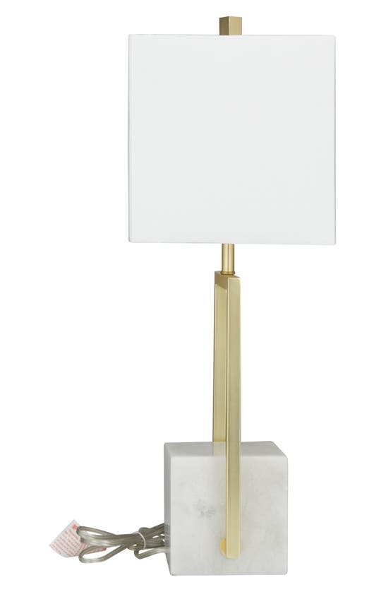 Shop Vivian Lune Home Marble Table Lamp In Gold