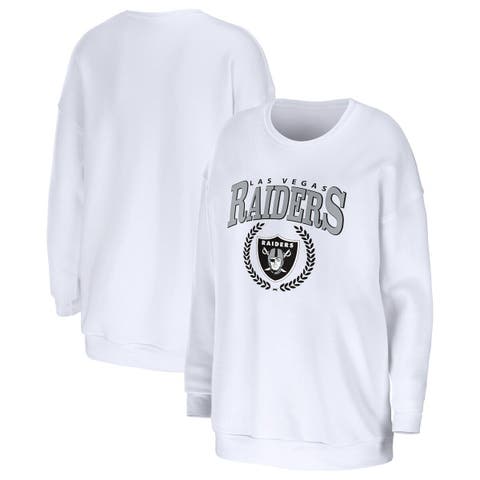 Women's WEAR by Erin Andrews White Tampa Bay Buccaneers Oversized Pullover  Sweatshirt