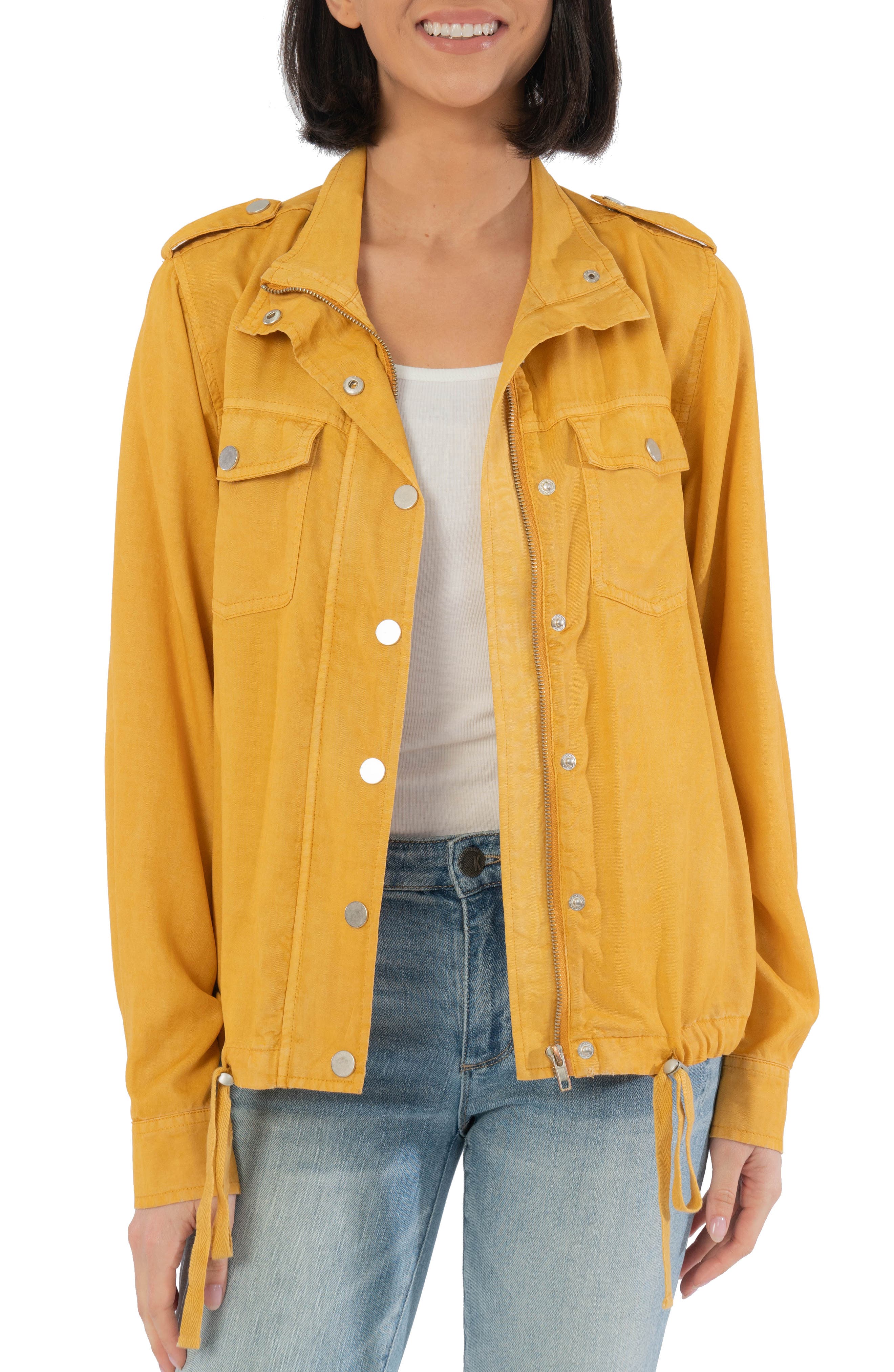 بصق الزوج yellow denim jacket 