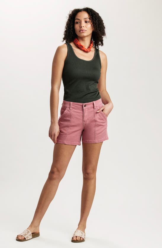 Shop Supplies By Union Bay Grayson Carpenter Stretch Twill Shorts In Dusty Rose