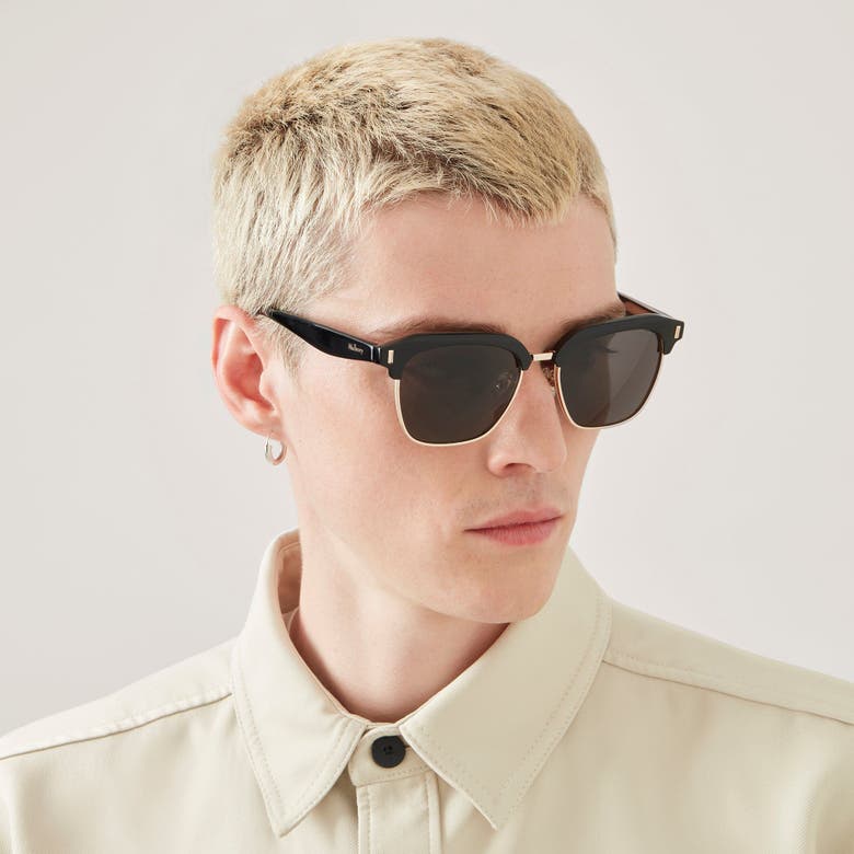 Shop Mulberry Rowan Bio Acetate Sunglasses In Black