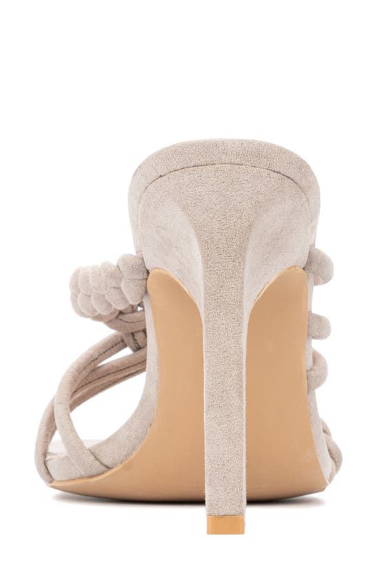 New York And Company Dalia Heeled Sandal In Grey