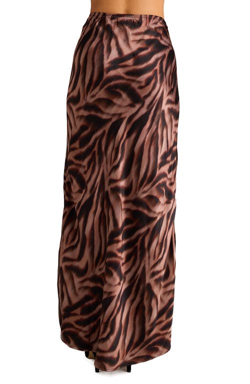 Shop Bella Dahl Abstract Print Maxi Skirt In Hazy Woodland Print